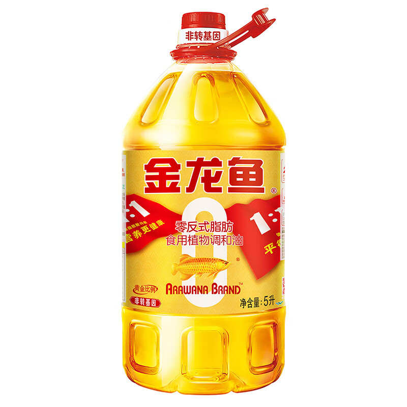 金龙鱼黄金比例食用调和油（非转）5L