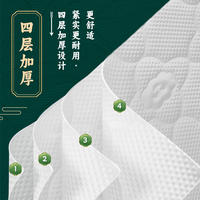 蓝漂LP-51849白色抽纸（悦色花园）