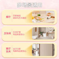 ZYQ-46715竹叶情白色气垫挂式抽纸（莓有烦恼）