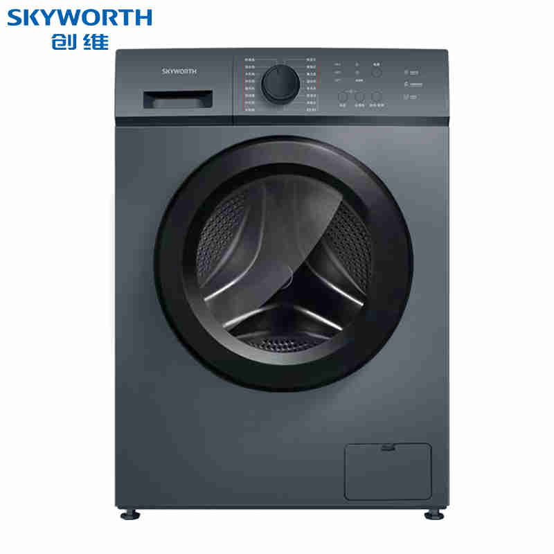 创维（Skyworth）DF80A钛金灰 滚筒洗衣机