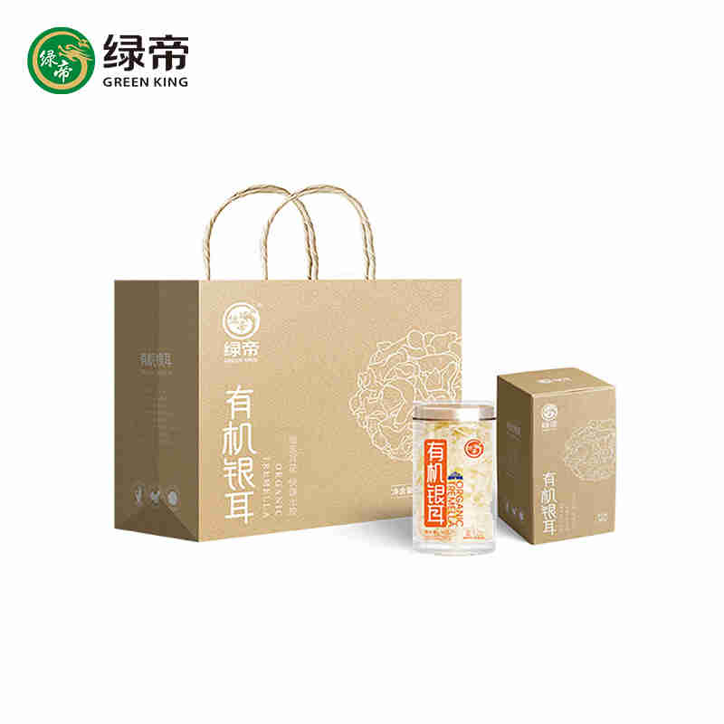 绿帝有机银耳速食银耳羹礼盒50g*2瓶