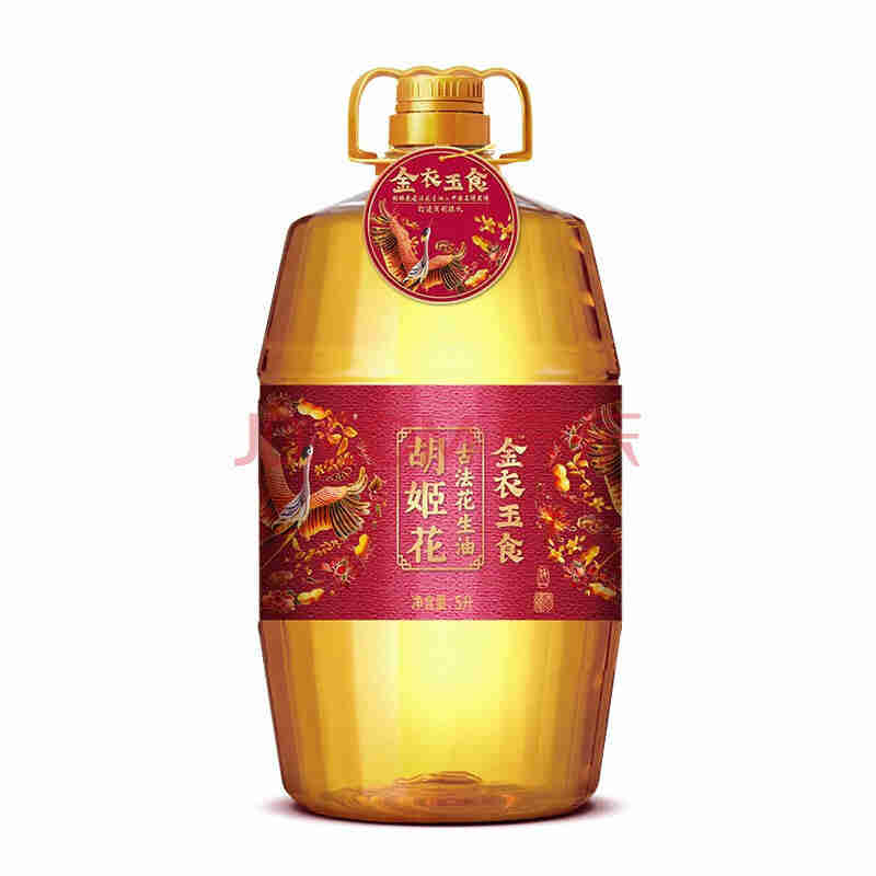 胡姬花金衣玉食古法花生油5L