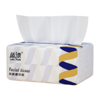 LP-37089蓝漂白色抽纸（飘带系列）