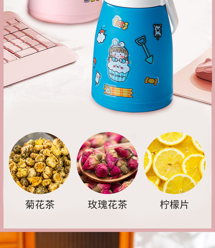 便携大肚饮水杯杯子500ml（贴纸随机发）