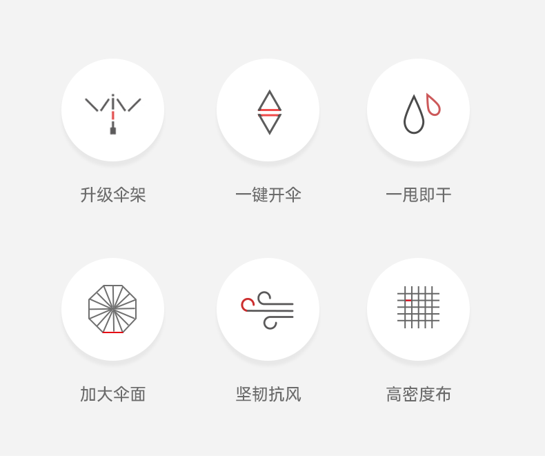 红叶16骨直杆自开碰姿伞晴雨伞