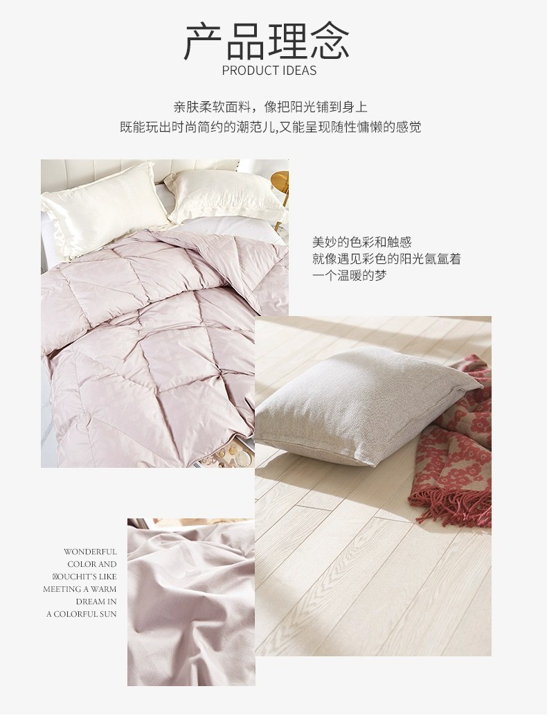 金丝莉 贝加尔雪鹅绒被JB-1261