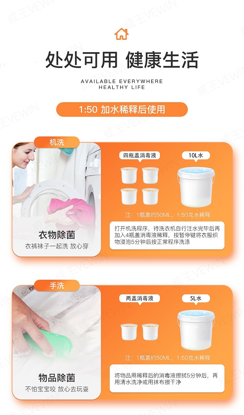 威王消毒液1.25L