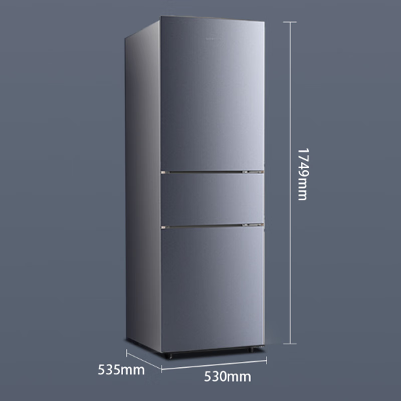 创维冰箱BCD-221WTYC 星耀灰三门三温区直冷冰箱