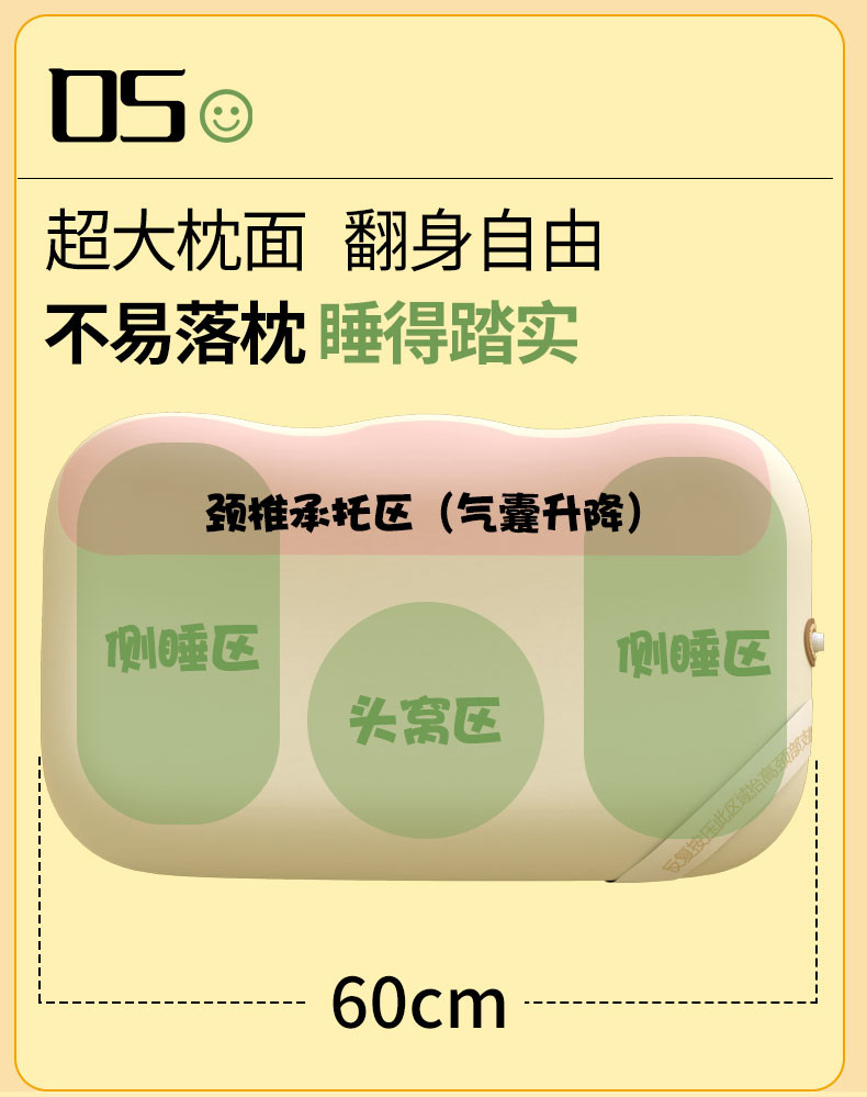 和正 颈椎高低枕HZ-PW-1