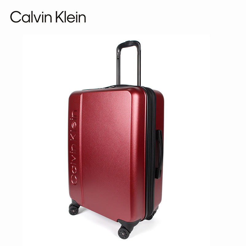 Calvin Klein 28寸(L)酒红色拉杆箱 LH118AC8