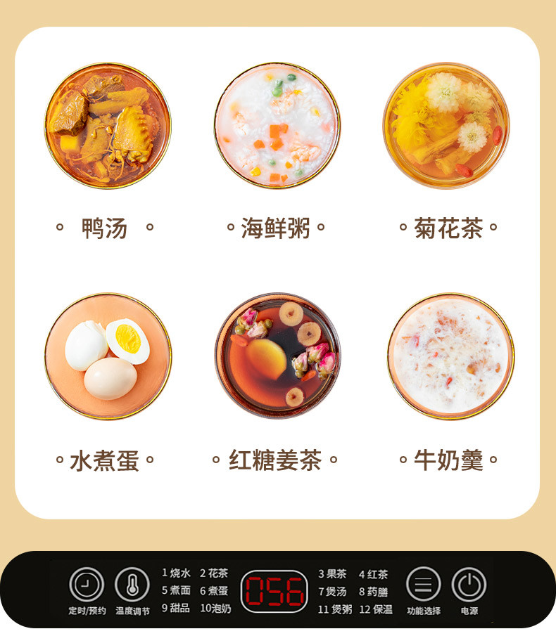 汤姆逊 液体加热器(养生壶) C-T0910