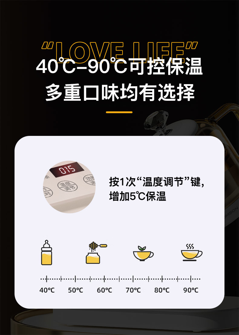 汤姆逊 液体加热器(养生壶) C-T0312