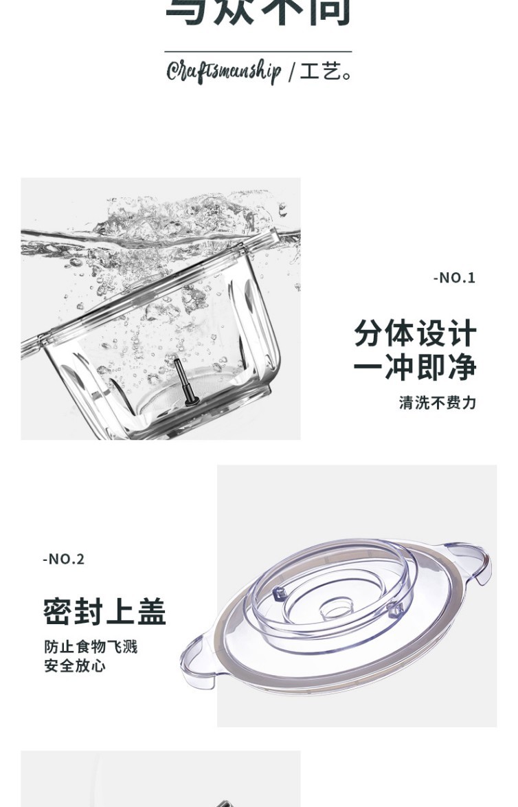 九阳（Joyoung） 家用多功能双档绞肉机 S20-LA750