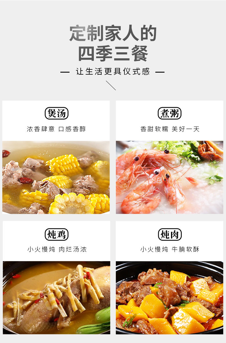 泥火匠 家用陶瓷耐热汤煲 无印系列3.5L耐热汤煲