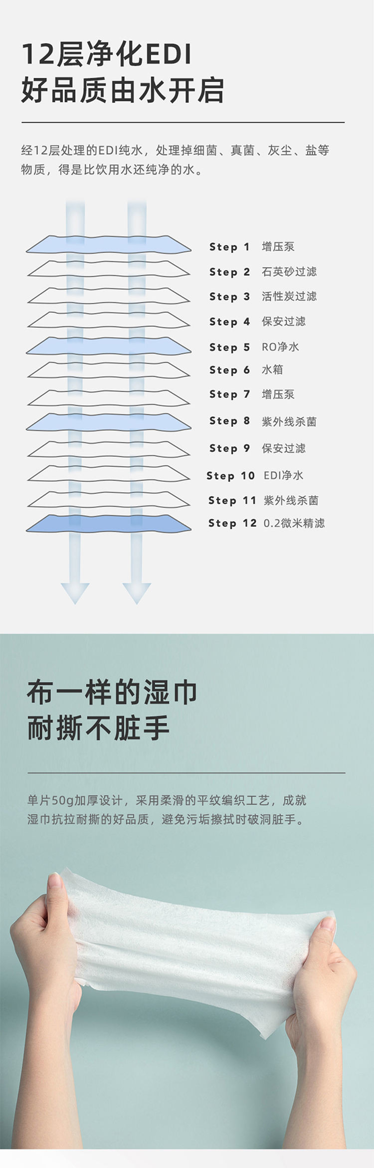 德玛珥DEMARE 婴儿湿纸巾DEM-SJ662（80抽*5包）