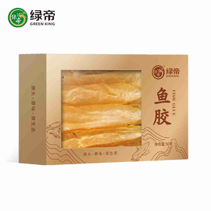 绿帝鱼胶花胶干货补气血煲汤食材50g