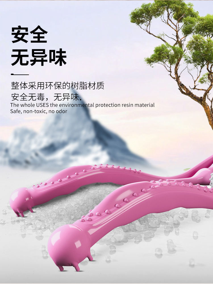 港德 手动双球颈部揉捏多功能家用颈椎按摩器 JZJ-1夹捏按摩器