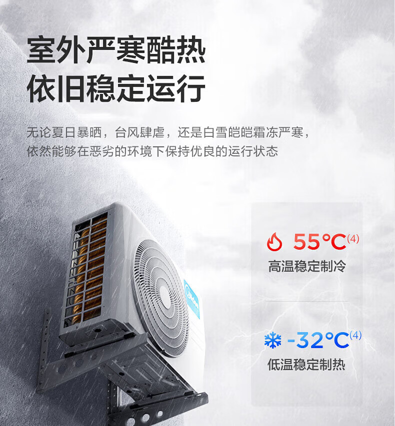 美的（Midea）新能效 KFR-35GW/G3-3 1.5匹 智能变频冷暖 空调挂机 三级能效 一价无忧 11M铜管 企慧购