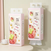 ZYQ-46715竹叶情白色气垫挂式抽纸（莓有烦恼）
