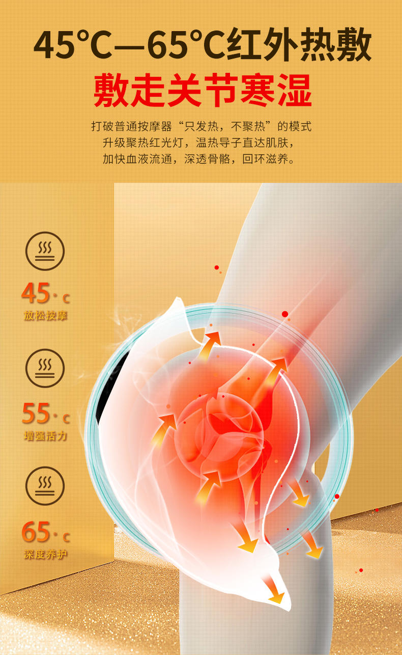 和正 膝盖按摩器HZ-KNEE-2