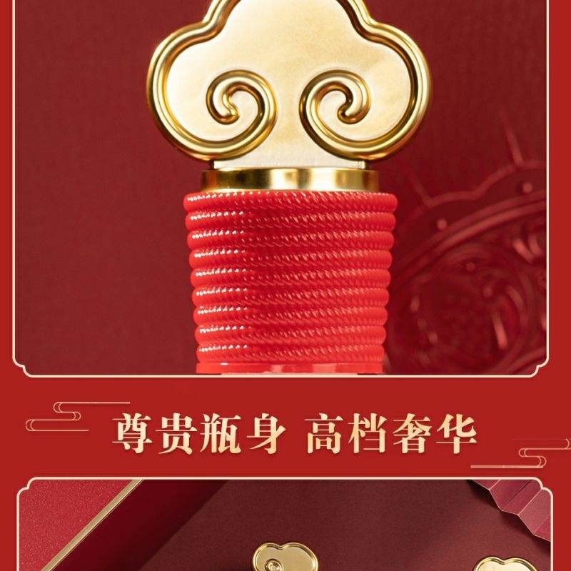 五粮液浓香型白酒龙赐吉祥500ml*2礼盒装送礼
