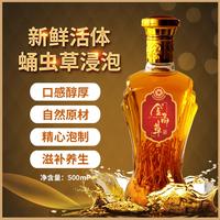 【HY】金甬草新鲜活体蛹虫草浸泡酒滋补养生酒500ml