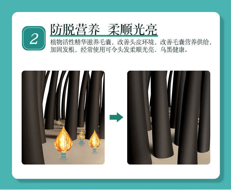 章光101经典防脱洗发液植物草本滋养固发洗头膏428g