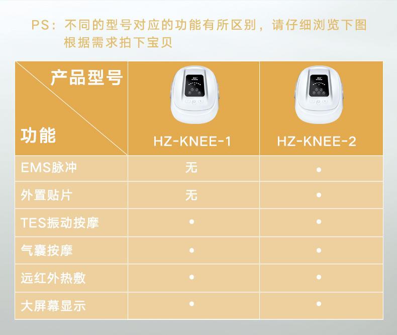 和正 膝盖按摩器HZ-KNEE-2