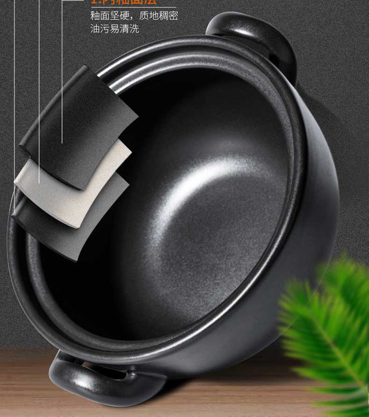 泥火匠 耐热陶瓷3600ml汤锅韩厨加高款干烧煲