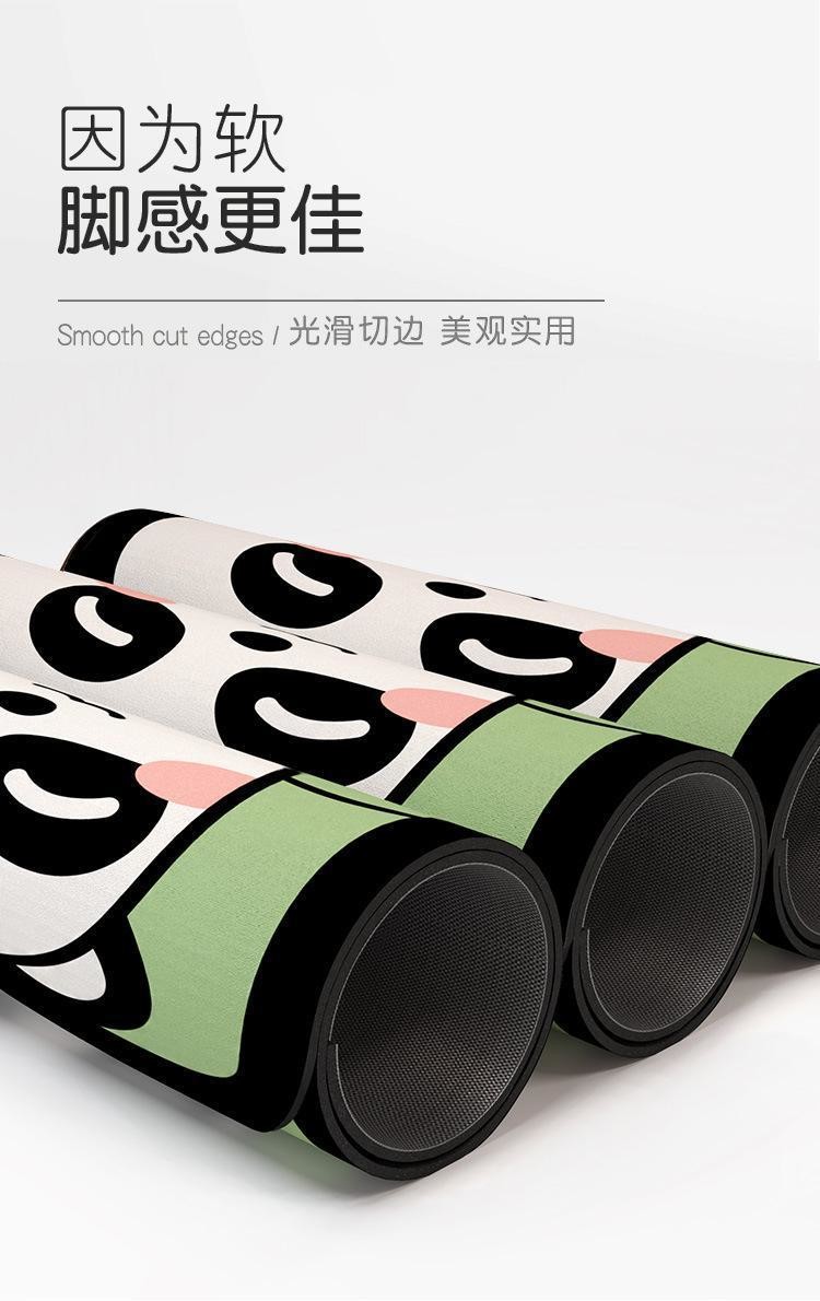 卡通动物地垫浴室硅藻泥地垫吸水地垫入户门门垫防滑垫
