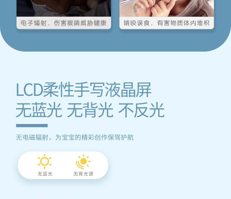 LEFIT勒菲特平板液晶手写板涂鸦儿童家用写字板智能平板