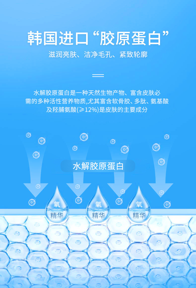 肌琳莎冰淇淋胶原蛋白面膜300g补水保湿细腻毛孔紧致肌肤涂抹面膜