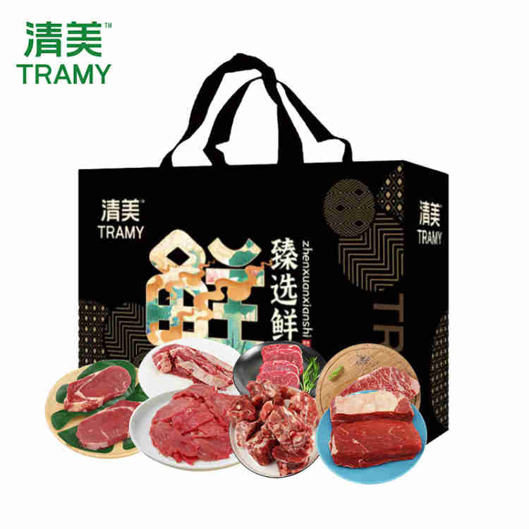 清美牛排牛腩牛肩肋条牛脖骨牛肉片冷冻牛肉688型