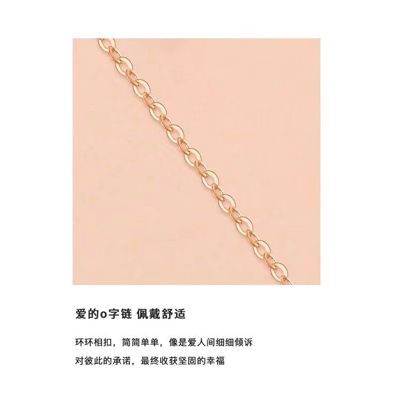 香港周六福灵动六芒星项链女项坠灵动系列锁骨链