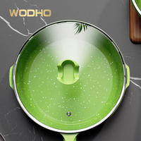万德霍 陶晶麦饭石煎炒锅 WDH-G0230802