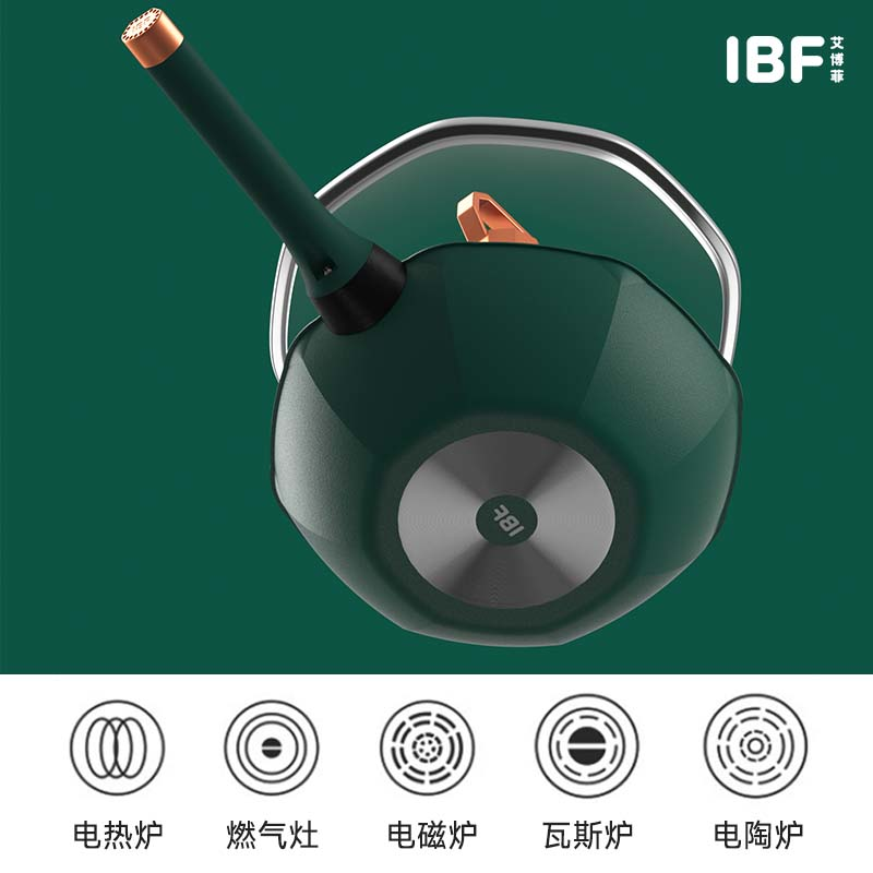 IBF艾博菲 幼狮·抑菌料理炒锅 IBF2117C32