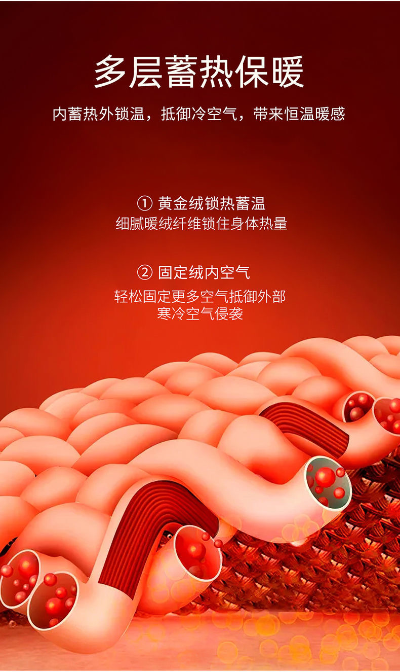 纤丝鸟绑带防滑加绒护膝DTD202329