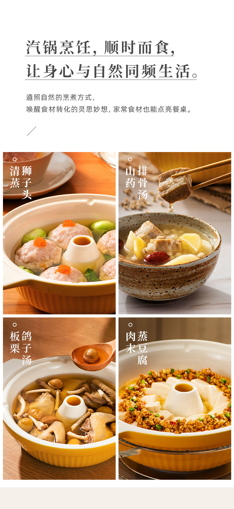 东菱（Donlim） 多功能蒸炖锅 家用电蒸锅 电炖盅煲汤煮粥蒸汽锅隔水炖 料理锅（煮锅+汽锅）DL-9009