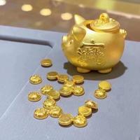 中国黄金999足金金猪存钱罐