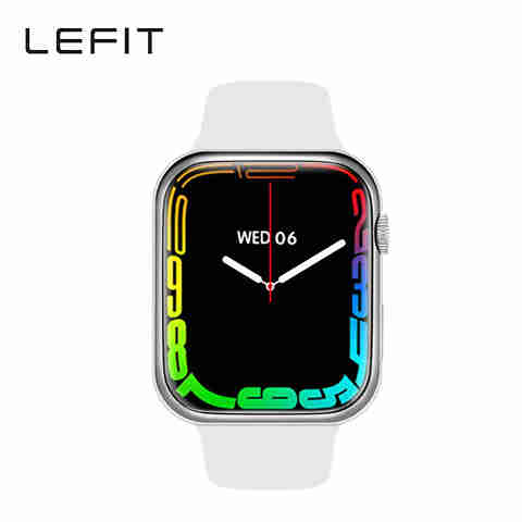 LEFIT勒菲特watch7plus支付型智能蓝牙通话 手表多功能运动手表银色