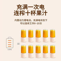 九阳（Joyoung）便携式电动迷你多功能随行杯榨汁机 L3-C61粉色