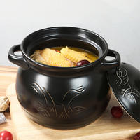 泥火匠 家用陶瓷耐热汤煲 无印系列4.6L耐热汤煲