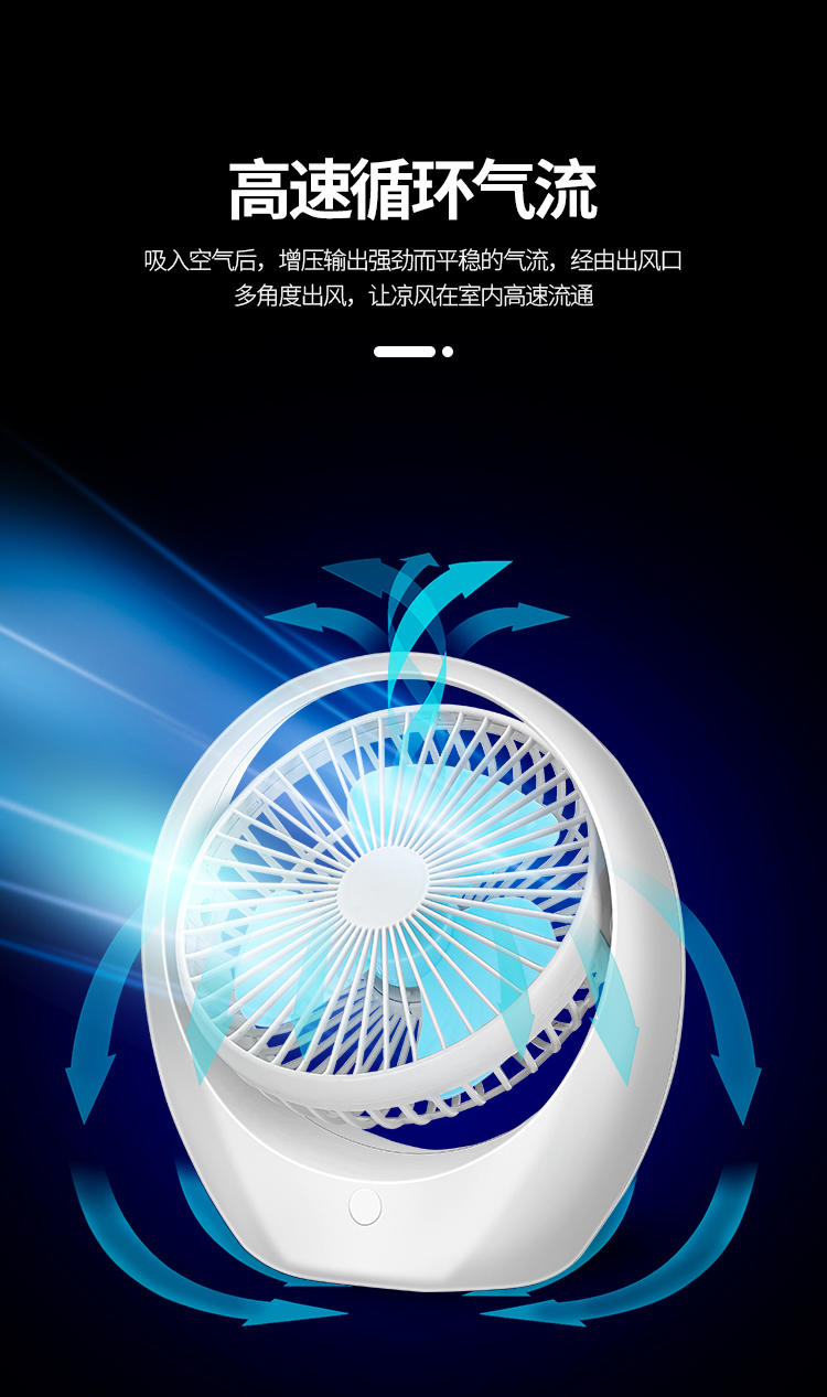 顺丹SD-F1便携小风扇充电便携式电风扇