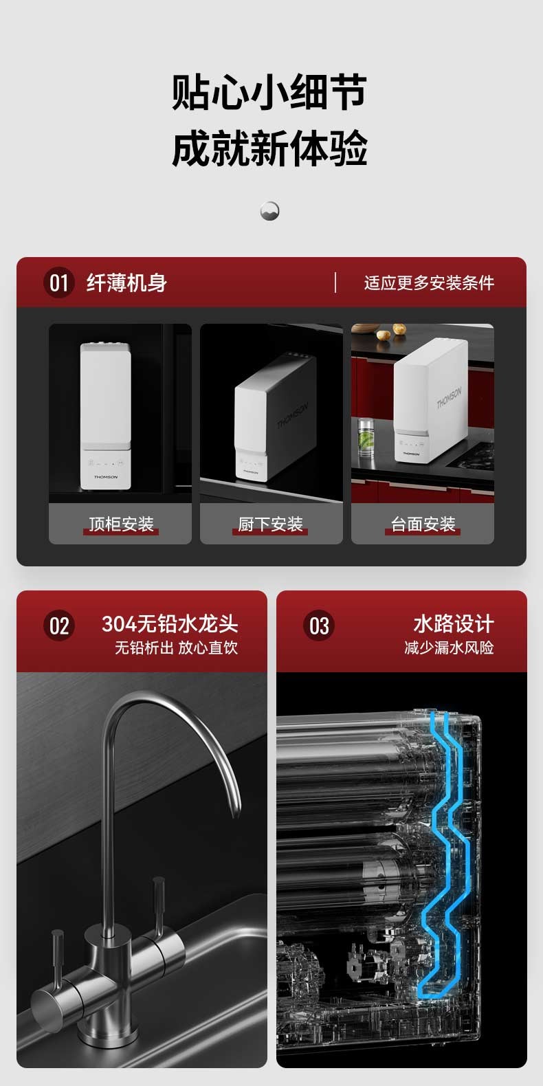汤姆逊 反渗透净水器 TMS2205-RO