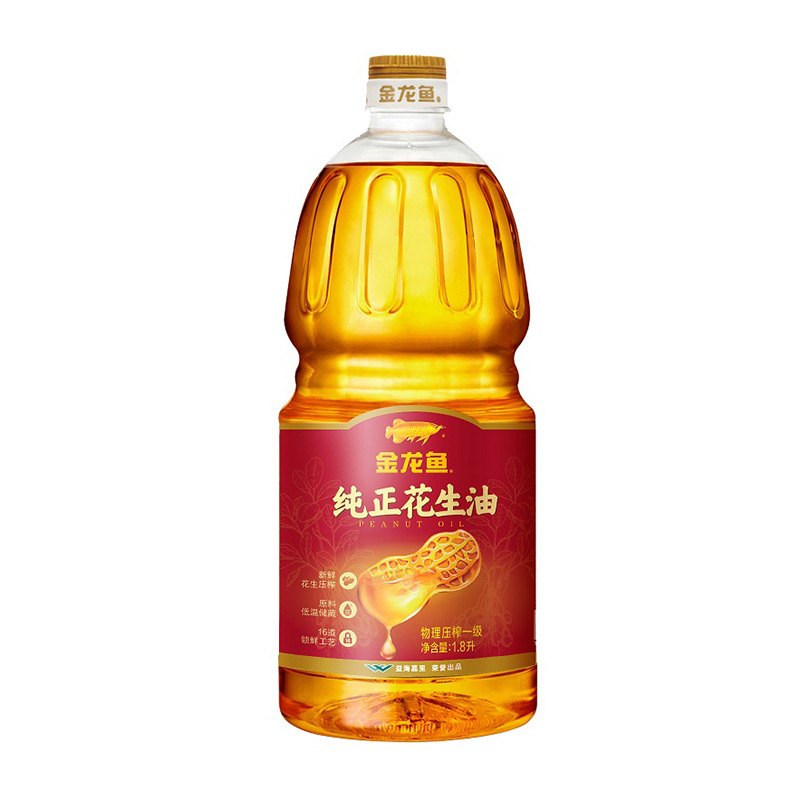 金龙鱼纯正花生油1.8L*2桶礼盒