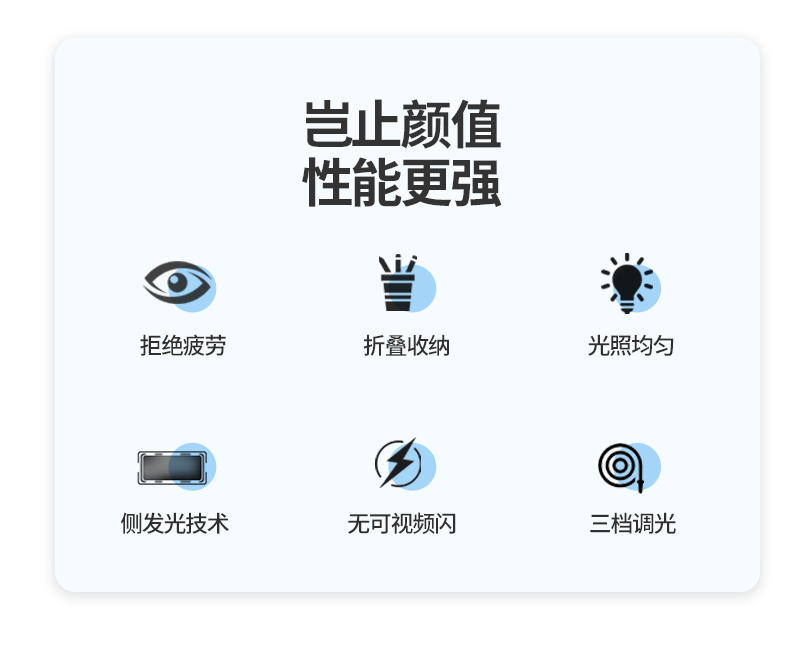 欧普照明 明哲旅行折叠 LED台灯-电池款 MT-HY03T-239