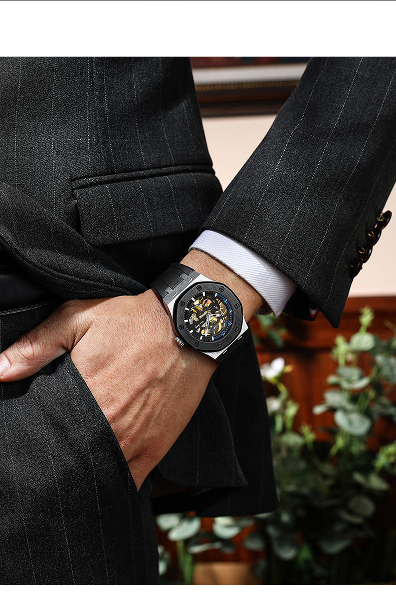 梵高(Vangogh)全自动机械男表艺术家·空城计系列 圣经44mm M-SG3R