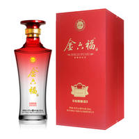 金六福经典绵柔兼香型白酒喜宴送礼纯粮食酒40.8度500ml*6