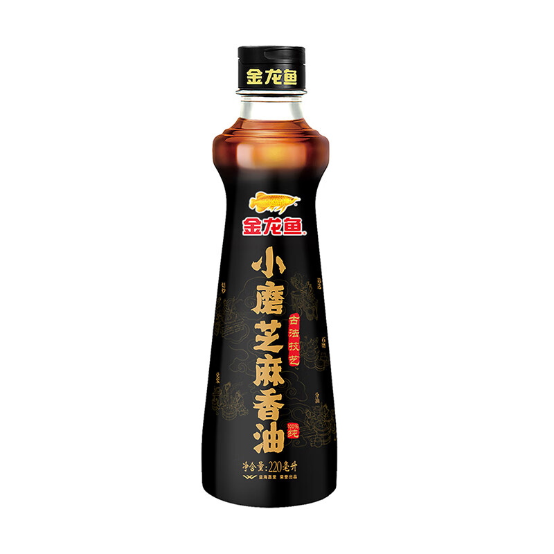 金龙鱼小磨芝麻香油220ml*4礼盒装