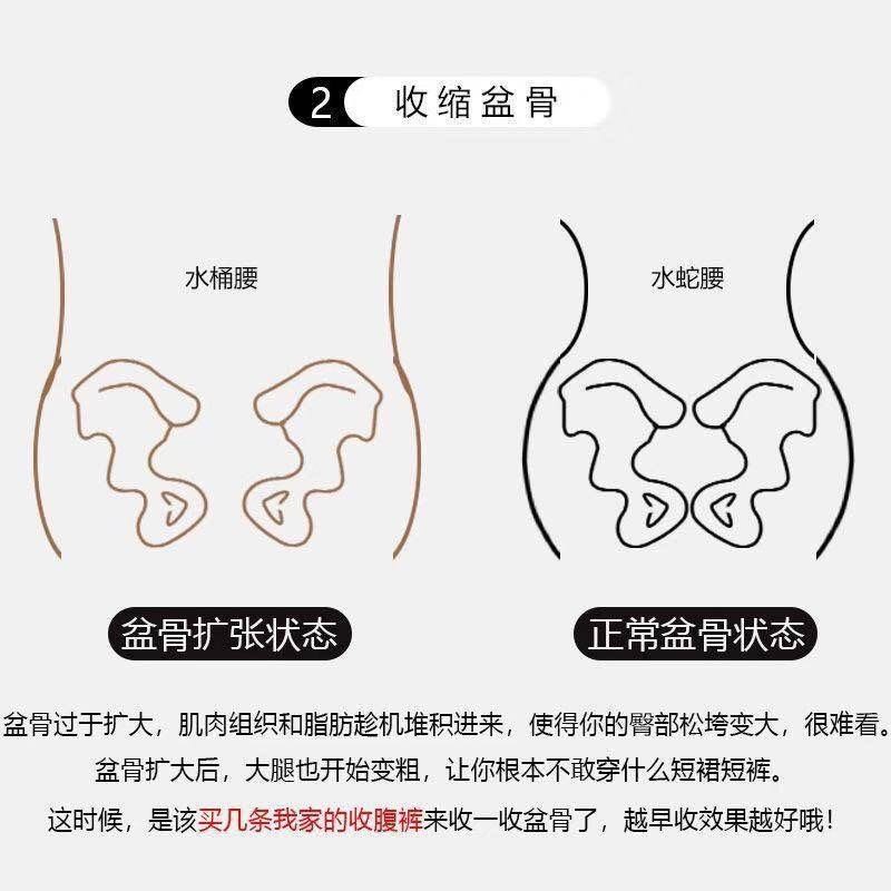 浪莎无缝高腰内裤女抗菌收腹裤提臀塑形高腰抗菌三角裤混色2条装 F2.NK3369-2